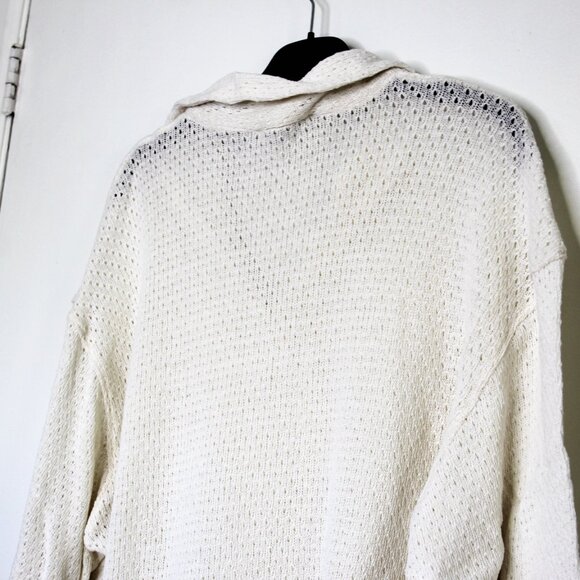 BNWT SS25 I'M BRIAN OPENWORK KNIT JOHNNY COLLAR POLO L - Picture 5 of 12